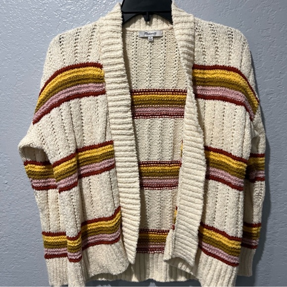 Madewell Striped Diaz Open Cardigan - Picture 4 of 10